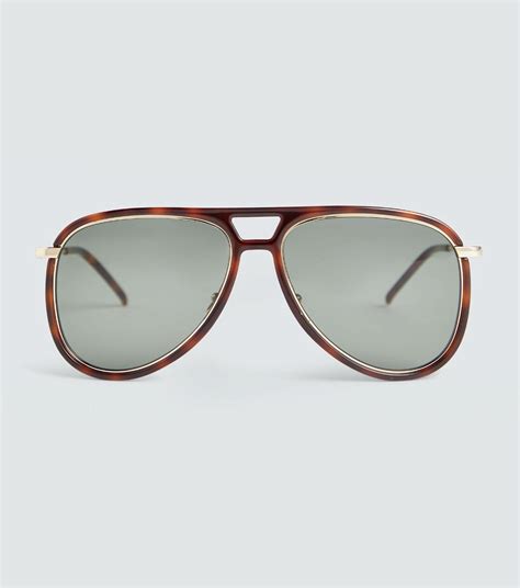 ysl classic 11 aviator sunglasses|saint laurent aviator sunglasses.